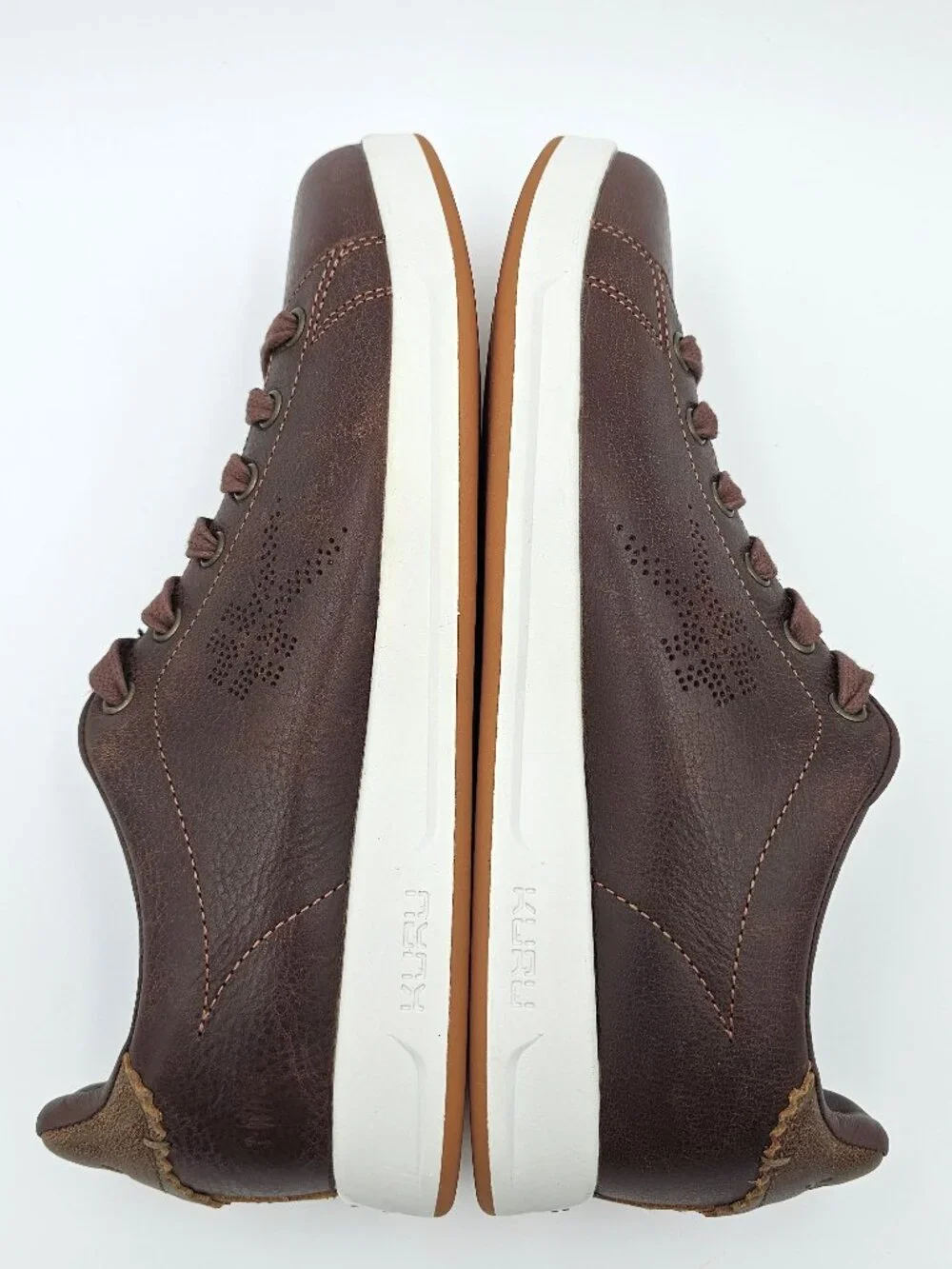 Kuru Roam Classic Court Brown Athletic Leather Shoes Sneakers Men's Size 9M- EUC
